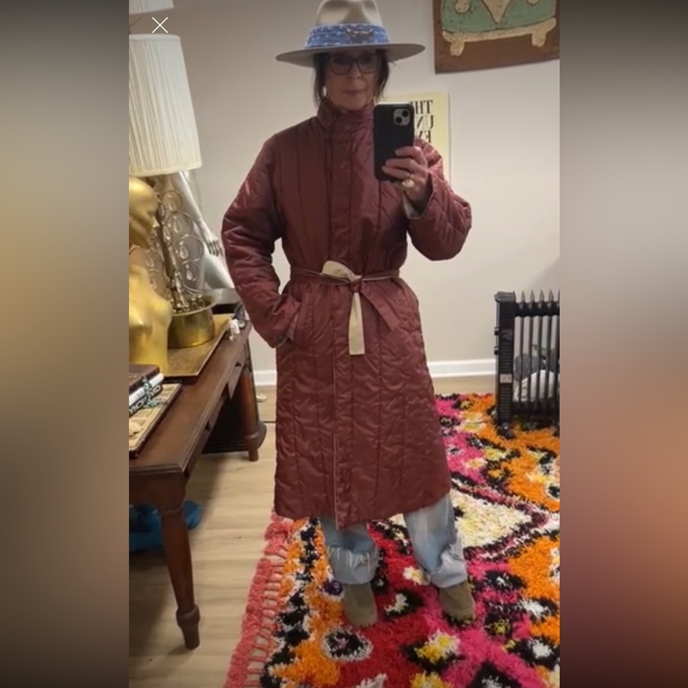 Vintage reversible trenchcoat